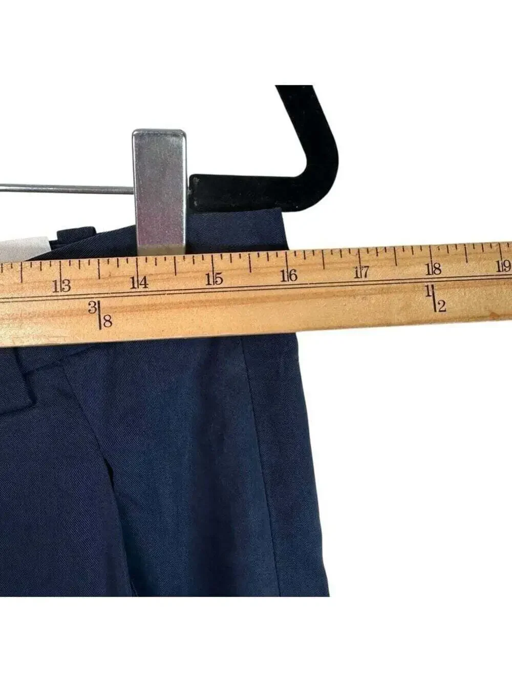 Banana Republic Linen Pants 10 Blue Wide Leg Crop-Lightweight Trousers